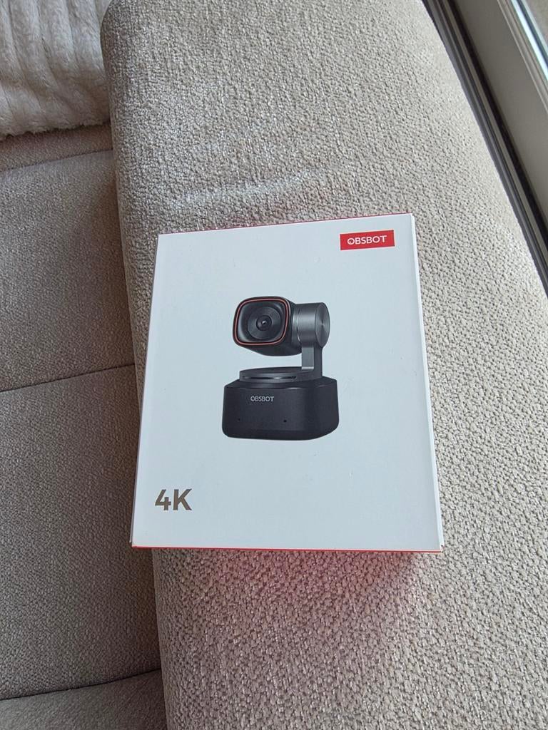 OBSBOT Tiny 2 4K webcam *NIEUW IN DOOS*, Computers en Software, Webcams, Nieuw, Bedraad, ChromeOS, MacOS, Windows, Android, iOS