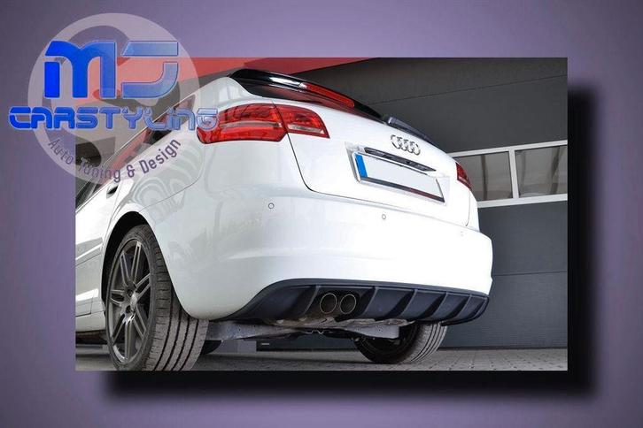 Audi A3 8P Sportback '08 - Achterbumper diffuser [RS3 look], Auto diversen, Tuning en Styling, Ophalen of Verzenden
