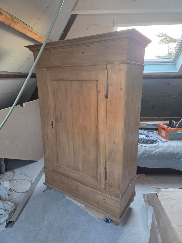 Antieke vestiaire kast, Antiek en Kunst, Ophalen