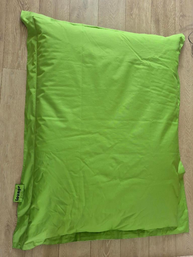 Pouf LOUNGE vert pomme, Maison & Meubles, Enlèvement, Utilisé, Vert, Pouf