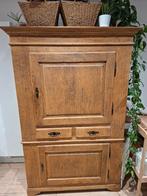 Armoire en chêne, Maison & Meubles, 25 à 50 cm, Avec tablette(s), Rustiek, 100 à 150 cm