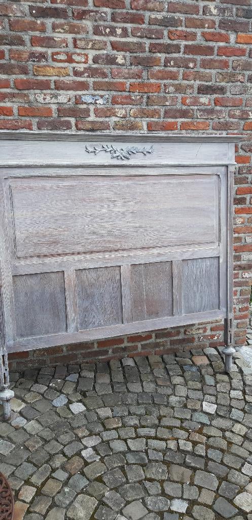 Bed eventueel met verstelbare lattenbodem, Ophalen, Gebruikt, Vintage, 190 cm of minder