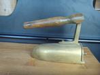 Ancien fer à repasser à lingot en laiton, Antiquités & Art, Enlèvement