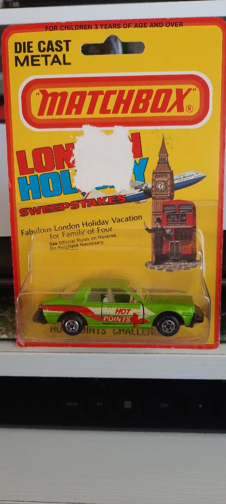 Matchbox Mitsubishi Galant Eterna Hot Points, Ophalen of Verzenden, Zo goed als nieuw, Auto