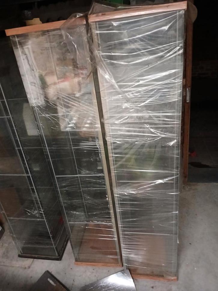 3 Vitrines Ikea Detolf, Maison & Meubles, Armoires | Vitrines, Enlèvement