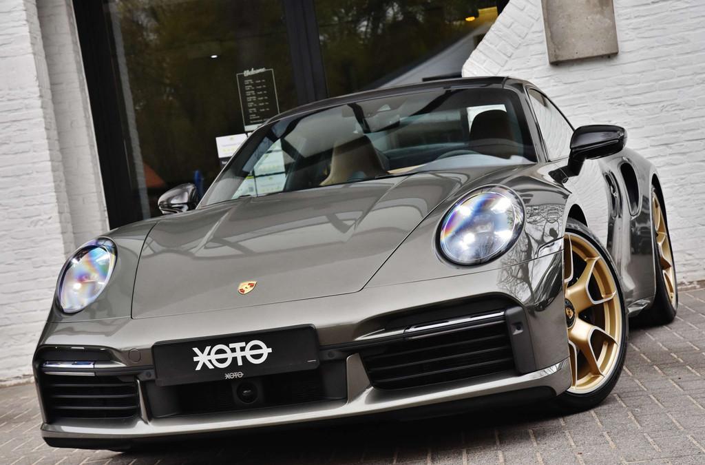 Porsche 911 992 TURBO S 3.8 PDK * 1HD / AVENTURINE GREEN / F, Auto's, 4 zetels, Gebruikt, 2020 kg, Bedrijf