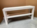 Ikea bijzettafeltje wit - tv meubel - 90x26 cm, Huis en Inrichting, Tafels | Sidetables, Ophalen, Gebruikt