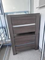 2 nachtkastjes, Enlèvement ou Envoi, 45 à 65 cm, Utilisé, 55 à 70 cm