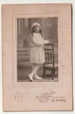 Photo Cabinet jeune communiante missel O. WERDER La Louvière, Collections, Photos & Gravures, Envoi, Utilisé, Enfant, Photo