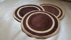 3 fluwelen onderleggertjes voor op kast of tafel, Ophalen, Overig