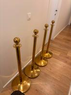 Gouden afzetpalen / lopers / touwen, Ophalen, Zo goed als nieuw, Feestartikel