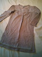 bruin kleed met kant - maat S/M, Enlèvement ou Envoi, 3 suisses, Brun, Porté