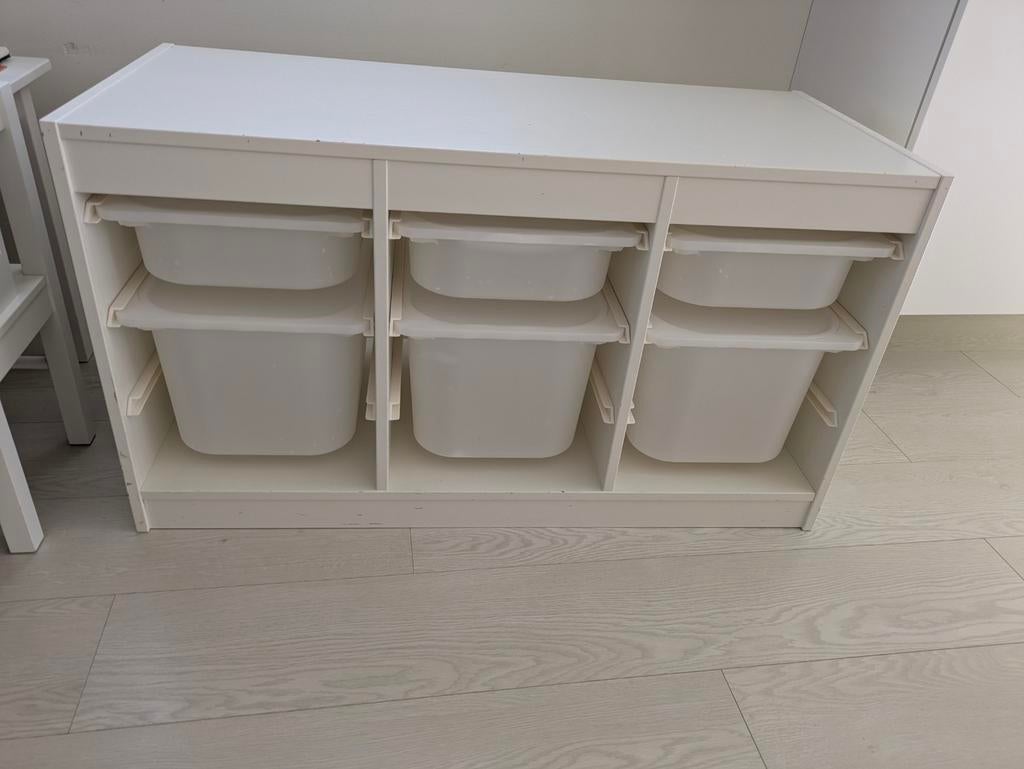 Ikea Trofast kast met bakken wit, Ophalen
