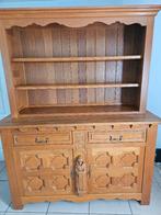 Meuble haut ancien en chêne massif, 150 à 200 cm, Enlèvement, Utilisé, 200 cm ou plus