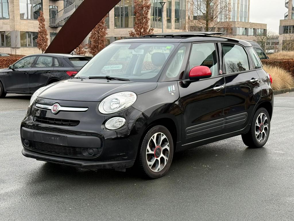 Fiat 500L, Auto's, Euro 6, Zwart, Bedrijf, Handgeschakeld