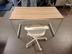 Bureau met stoel, Huis en Inrichting, Bureaus, Ophalen, In hoogte verstelbaar, Zo goed als nieuw, Bureau