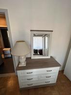 Commode 3 tirroirs + mirroir, 3 ou 4 tiroirs, 25 à 50 cm, Moins de 100 cm, Comme neuf
