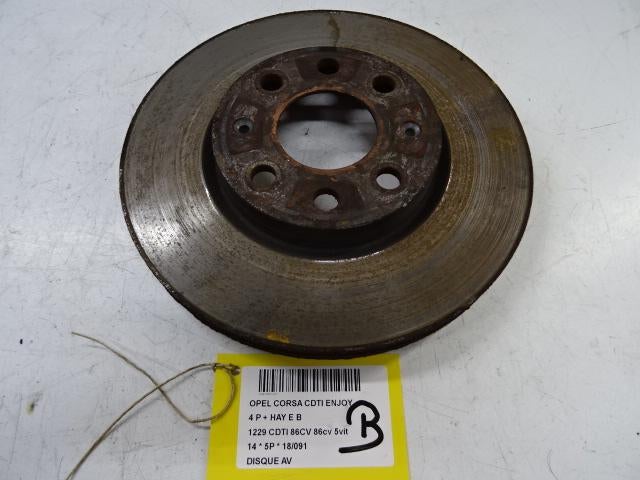 FREIN DISQUE AVANT Opel Corsa D (01-2006/12-2014), Autos : Pièces & Accessoires, Freins & Transmission, Opel, Utilisé