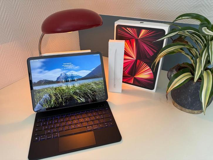 iPad Pro M1 11 pouces 512 Go +Apple Pencil +clavier, Informatique & Logiciels, Apple iPad Tablettes, Comme neuf, Apple iPad Pro