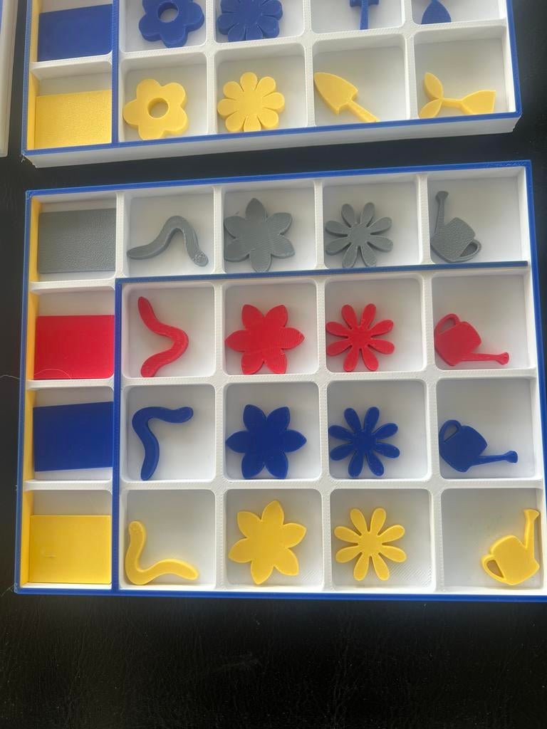 Bloemen kleuren matrix, Ophalen of Verzenden, Zo goed als nieuw