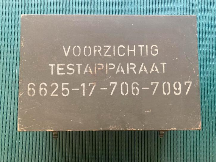 Prüfrex K20 testapparaat Belgisch leger, Verzamelen, Militaria | Algemeen, Ophalen