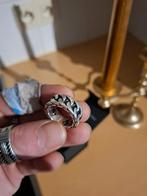 Zilver ring buddha to budda, Enlèvement ou Envoi, Femme ou Homme, Comme neuf, Argent