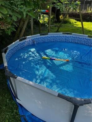 Bestway Steel Pro MAX Frame Pool met toebehoren, Jardin & Terrasse, Piscines, Utilisé, Piscines hors sol, Moins de 80 cm, 200 à 400 cm
