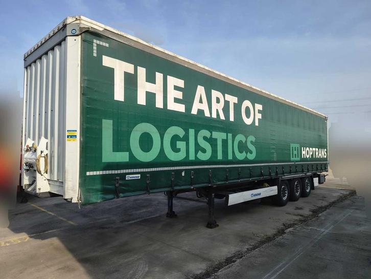 2022 Krone SD trailer schuifzeil - 3 assig, Auto's, Vrachtwagens, Bedrijf, Aanhangers en Opleggers, Overige brandstoffen