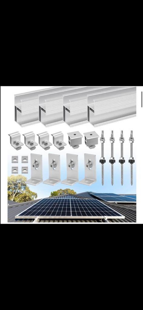 Kit de montage pour panneaux solaires., Bricolage & Construction, Panneaux solaires & Accessoires, Enlèvement ou Envoi, Neuf, Autres types