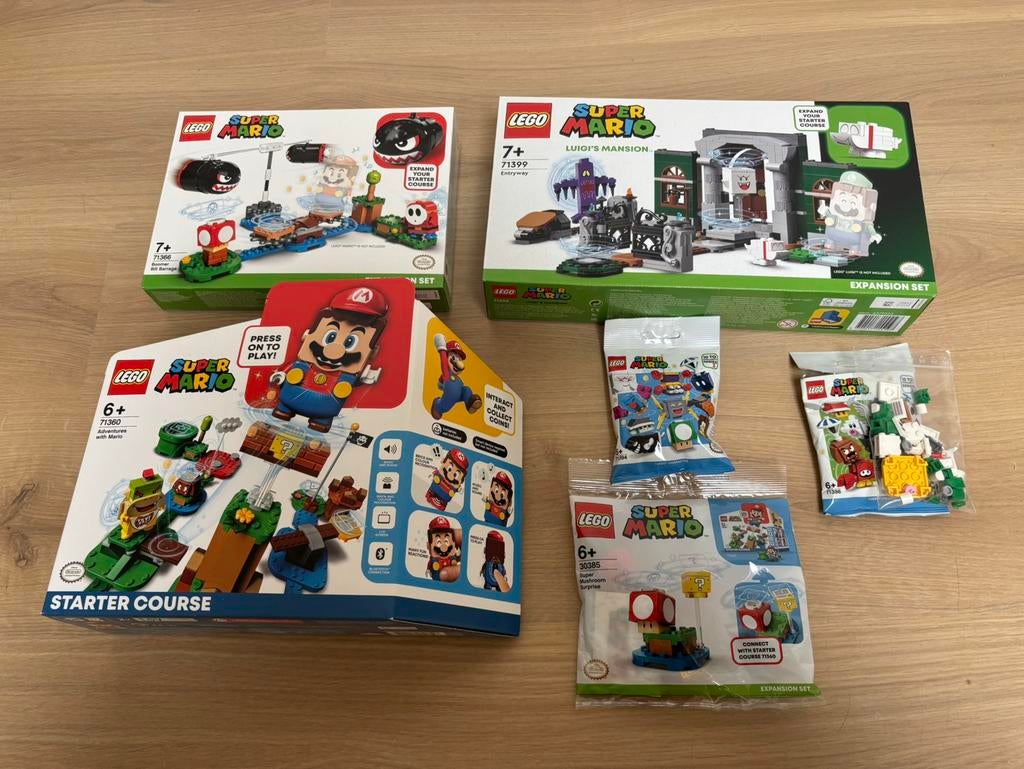 Lot lego mario en luigi sealed, Ophalen, Overige thema's, Lego, Nieuw