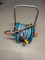 Gardena AquaRoll S slangenwagen, 20m slang + aansluitslang, Ophalen, Zo goed als nieuw, Tuinslanghaspel