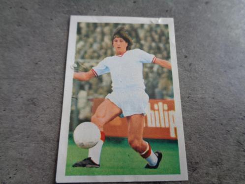  VOETBAL   PRENT PLAATJE  CRUYFF   ED . VANDERHOUT 1972, Hobby en Vrije tijd, Stickers en Plaatjes, Plaatje, Ophalen of Verzenden