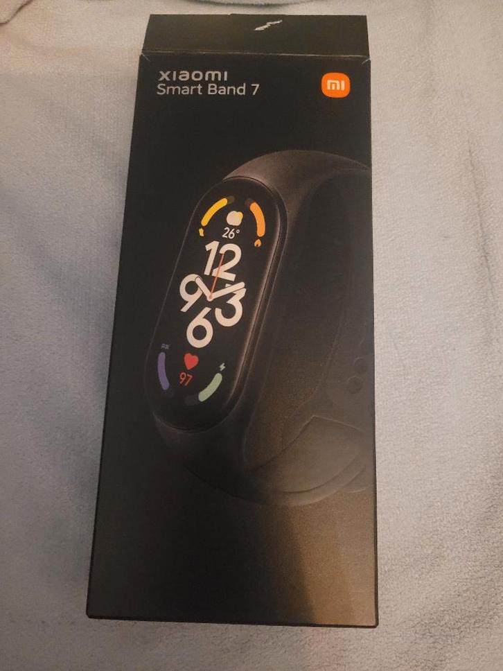 Xiaomi smartband 7 smartwatch-armband, Handtassen en Accessoires, Smartwatches, Nieuw, Android, Zwart, Calorieverbanding, Hartslag