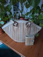 Vintage Delvaux met portemonnee. 1994. Cash en afhalen., Handtassen en Accessoires, Gebruikt, Beige, Leer, Ophalen