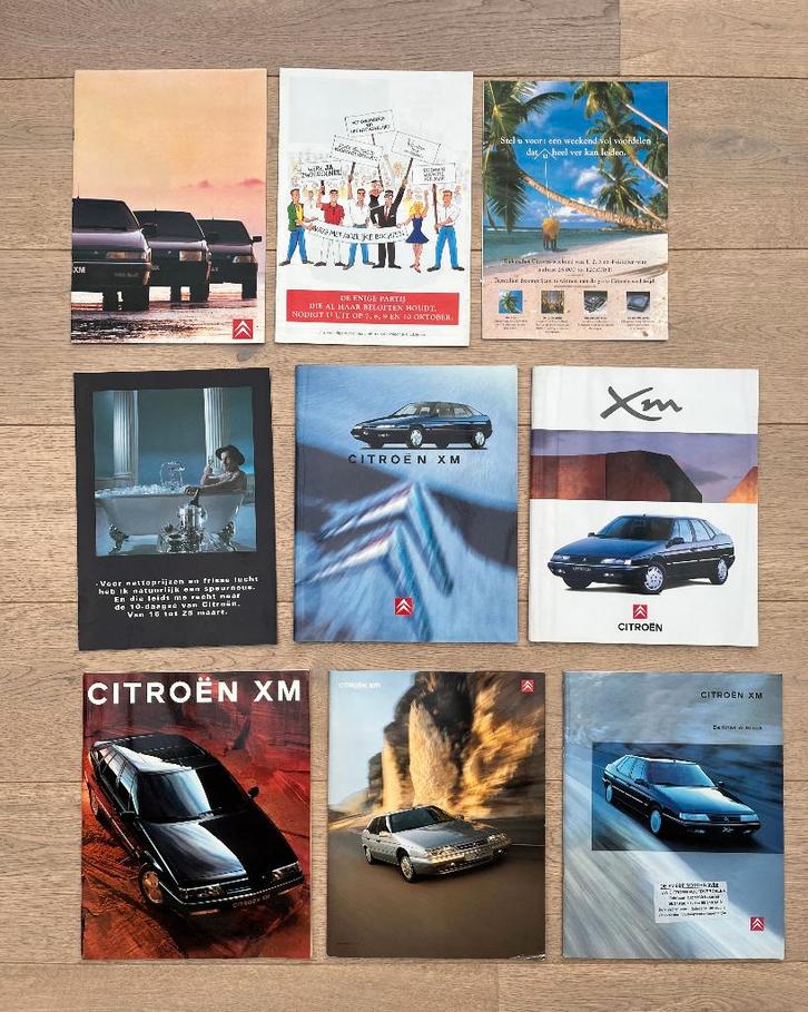 BROCHURES CITROEN XM, Livres, Autos | Brochures & Magazines, Enlèvement ou Envoi