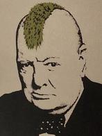 BANKSY : lithographie encadrée et numérotée à la main, Enlèvement ou Envoi