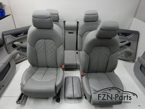 Audi A8 4H Interieur Nappaleer Leder Leren Titangrau, Auto-onderdelen, Interieur en Bekleding, Gebruikt, Ophalen of Verzenden