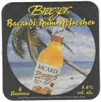 bierviltje 1st. Breezer Bacardi, Verzenden