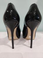 480C* Sergio ROSSI luxe pumps van zwart lakleer (38), Kleding | Dames, Pumps, Sergio Rossi, Verzenden, Zwart