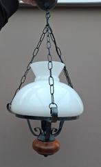 mooie oude luster, Huis en Inrichting, Lampen | Kroonluchters, Ophalen, Gebruikt, Glas