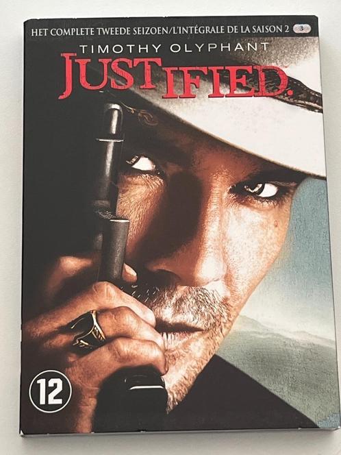 Justified - Het Complete Tweede Seizoen, Cd's en Dvd's, Dvd's | Tv en Series, Gebruikt, Actie en Avontuur, Boxset, Vanaf 12 jaar
