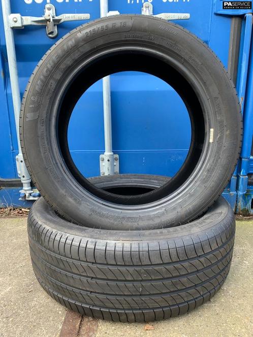 2x Michelin 215 55 18 zomerbanden met 6.4 mm, Auto-onderdelen, Banden en Velgen, Velg(en), Gebruikt, Ophalen of Verzenden