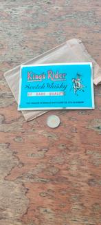 Reclame bordje King's rider whisky, Verzamelen, Ophalen of Verzenden, Zo goed als nieuw