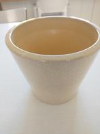 * Bloempot voor binnen (Cache-pot), beige, Tuin en Terras, Rond, Binnen, Ophalen of Verzenden, Zo goed als nieuw