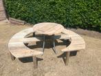 Table de pique-nique en bois d'échafaudage 5 personnes, Jardin & Terrasse, Tables de pique-nique, Comme neuf, Enlèvement ou Envoi