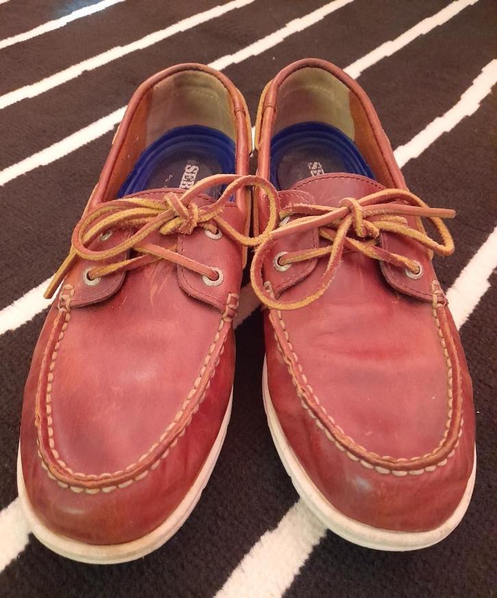 maat 42 SEBAGO Oakfield docksides Cognac kleur, Kleding | Heren, Schoenen, Gedragen, Bruin, Ophalen