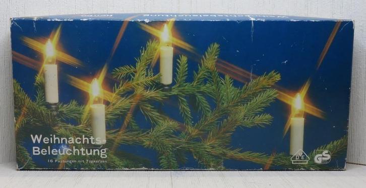 Vintage Kerstverlichting -Weihnachtsbeleuchtung - 220V, Diversen, Kerst, Ophalen of Verzenden
