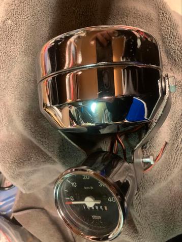 Honda camino chromen ronde koplamp  beschikbaar voor biedingen