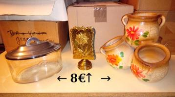 diverse prijs op foto's/objecten/porselein/vaas/deco/Vintage beschikbaar voor biedingen