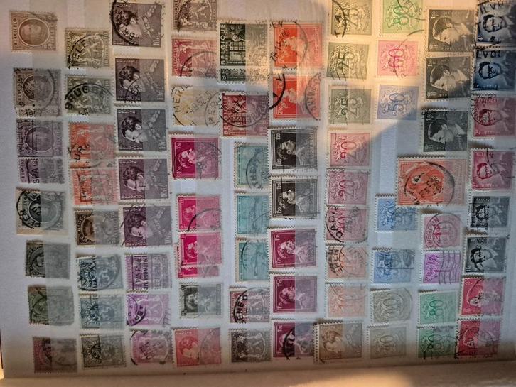 Postzegelverzameling - 6 boeken + Veel los, Postzegels en Munten, Postzegels | Volle albums en Verzamelingen, Ophalen
